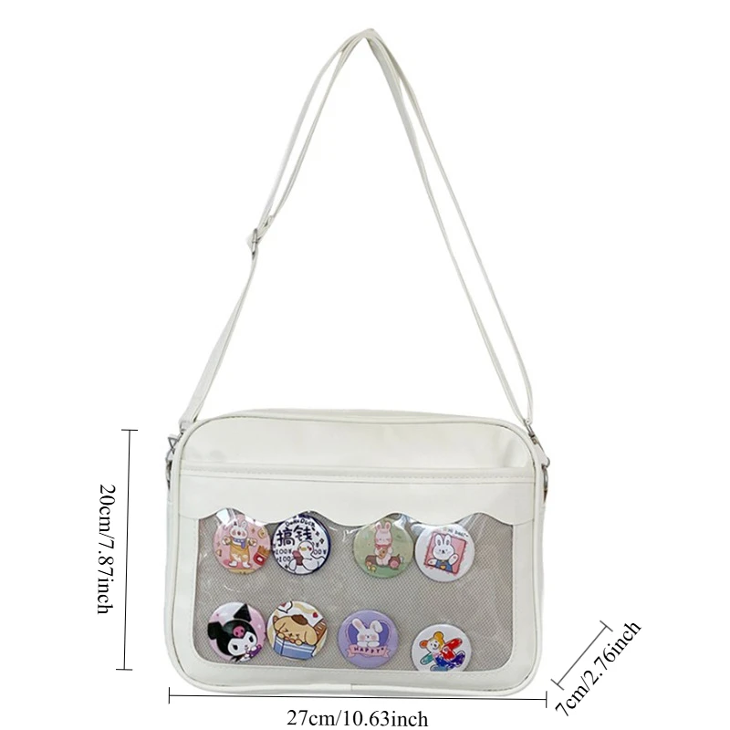 Female Japanese anime Shoulder Bag College Style Crossbody Bag Cartoon Exhibition Surrounding Students jk Crossbody Uniform Bag 6