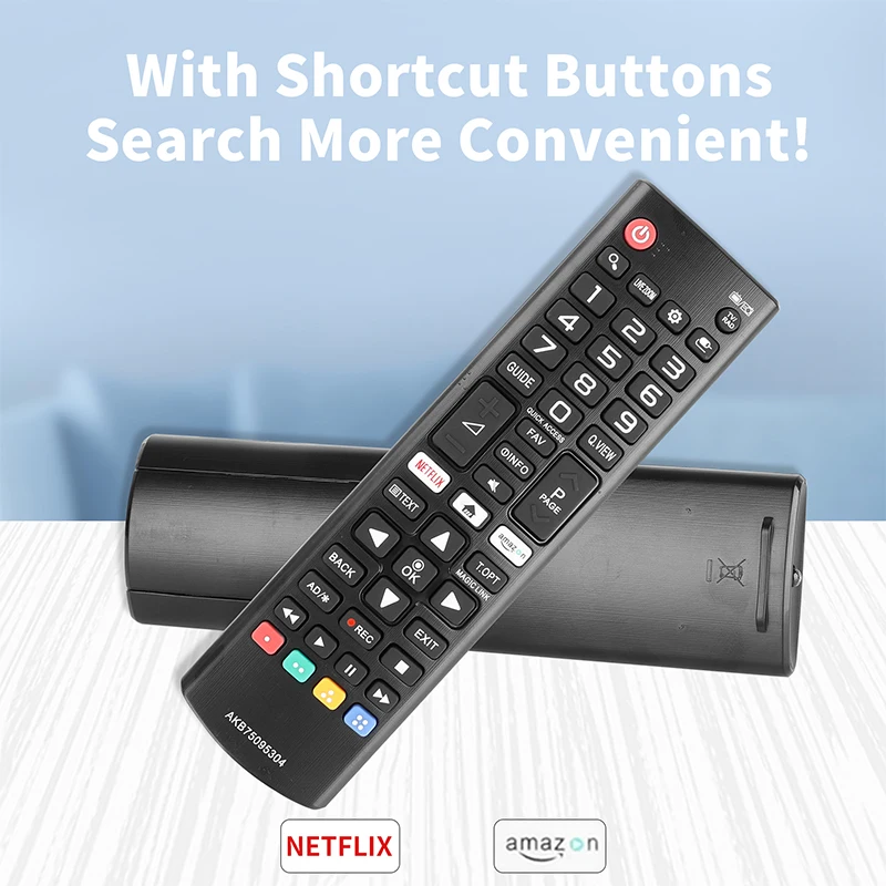 AKB75095304 Télécommande De Remplacement Pour LG LED TV 32LK6190PLA 43LK6200PLD 49LK6000PLF 49LK6200PLD OLED65C8PTA OLED65C8YVA 43UK6950PLB 50UK6710PLB 55UK6750PLD 49SK8000PVA 65SK8000PTA 65UK7700PTA