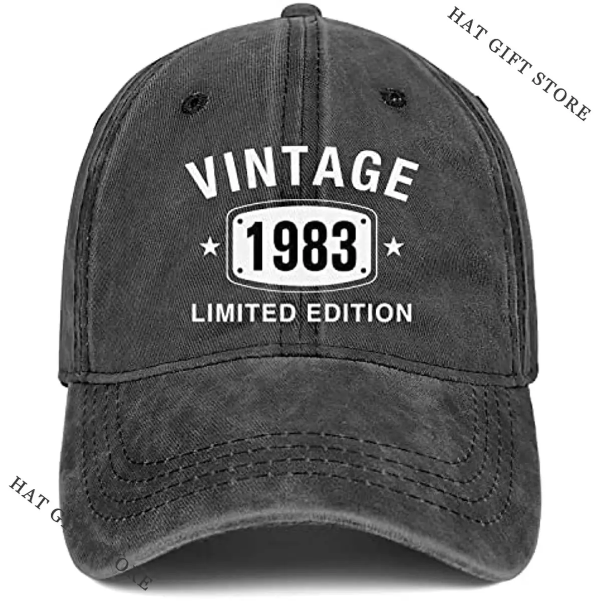 

40th Birthday Gifts for Men Women Hats Vintage 1983 Printing Baseball Cap