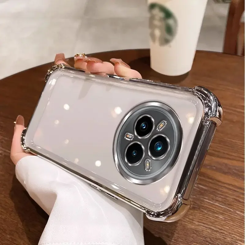 Enhanced Anti-Shock Protective Case with Lens Guard and Plating Finish
