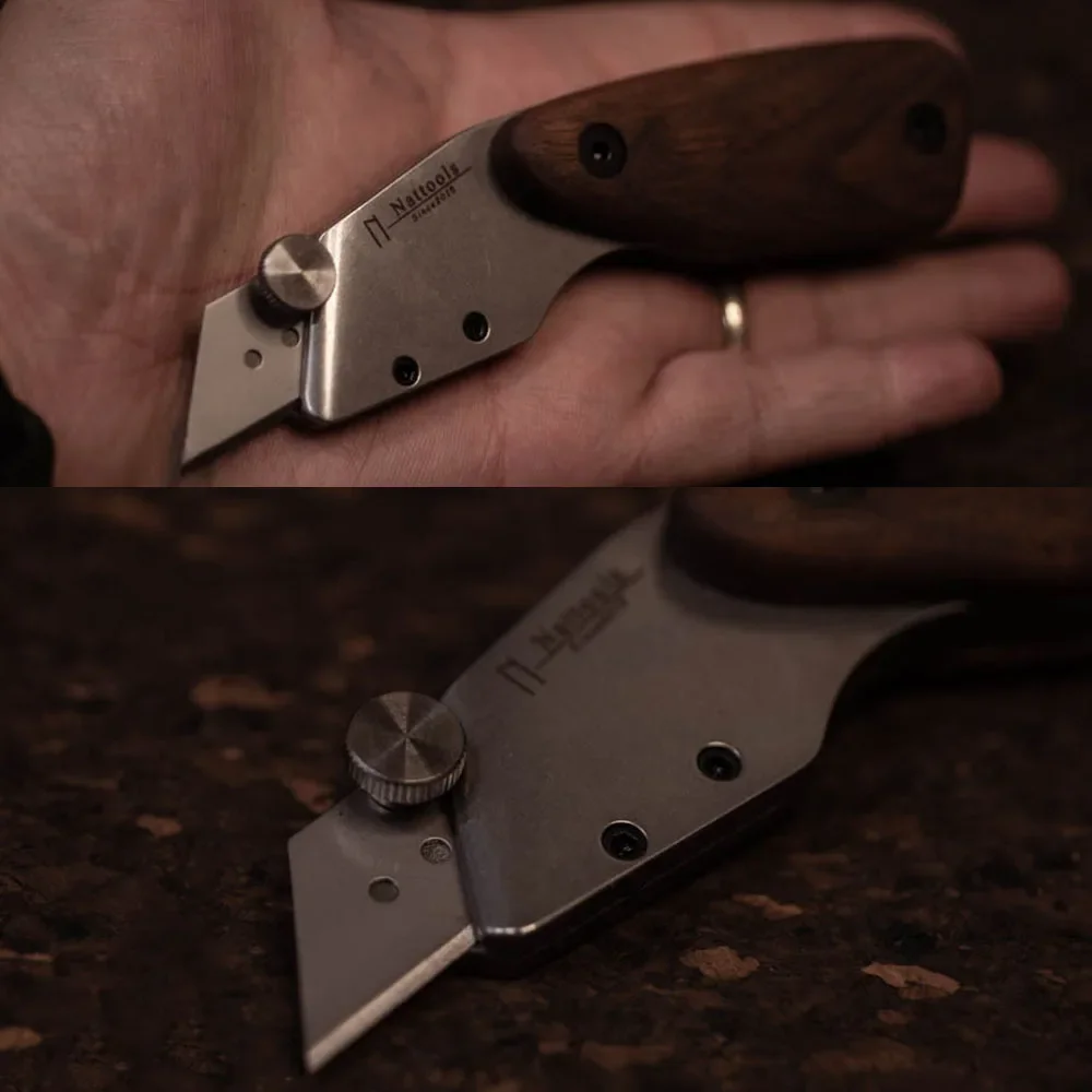 Leather Craft Utility Knife Replaceable Lockable Blade Skiving Cutter DIY Cutting Hand Tools leather craft tools