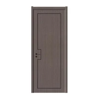 Best selling high quality solid wooden door with modern simple design for interior bedroom solid wood door 2