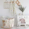 Muselina Bebe Algodon 120 X 120cm 70%bamboo+30% Cotton 2 Layers Newborn Baby Bath Towel Wrap Muslin Swaddle Blankets 47 Inches 6