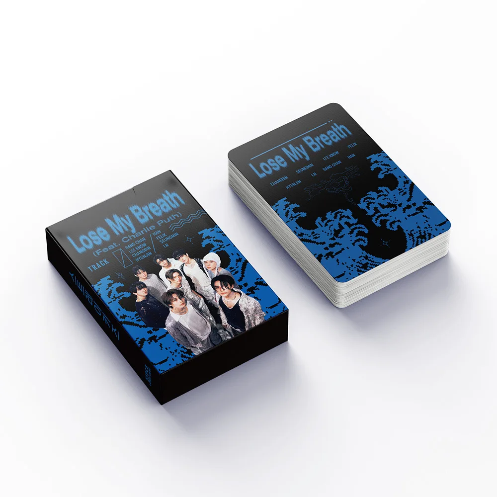 Kpop Photo Cards Photo Cards 55pcs Boy Singer Photocard MAGIC SCHOOL New Album Lose My Breath Lomo Cards Photo Print Card Set Fans Collection Postcard
