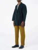 Miyake Pleated Cardigan Single Buttom Long Jacket Men Smart Causal Designer Loose Coats 3
