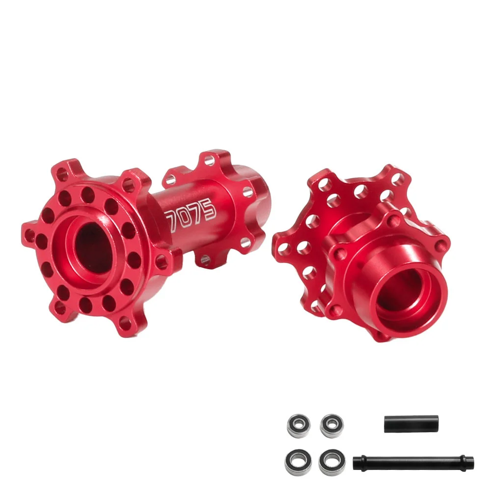 thumbnail image 2 of Red Aluminum Rear Wheel Reinforcement Rings For Losi 1/4 Promoto MX Motorcycle 2 of 14