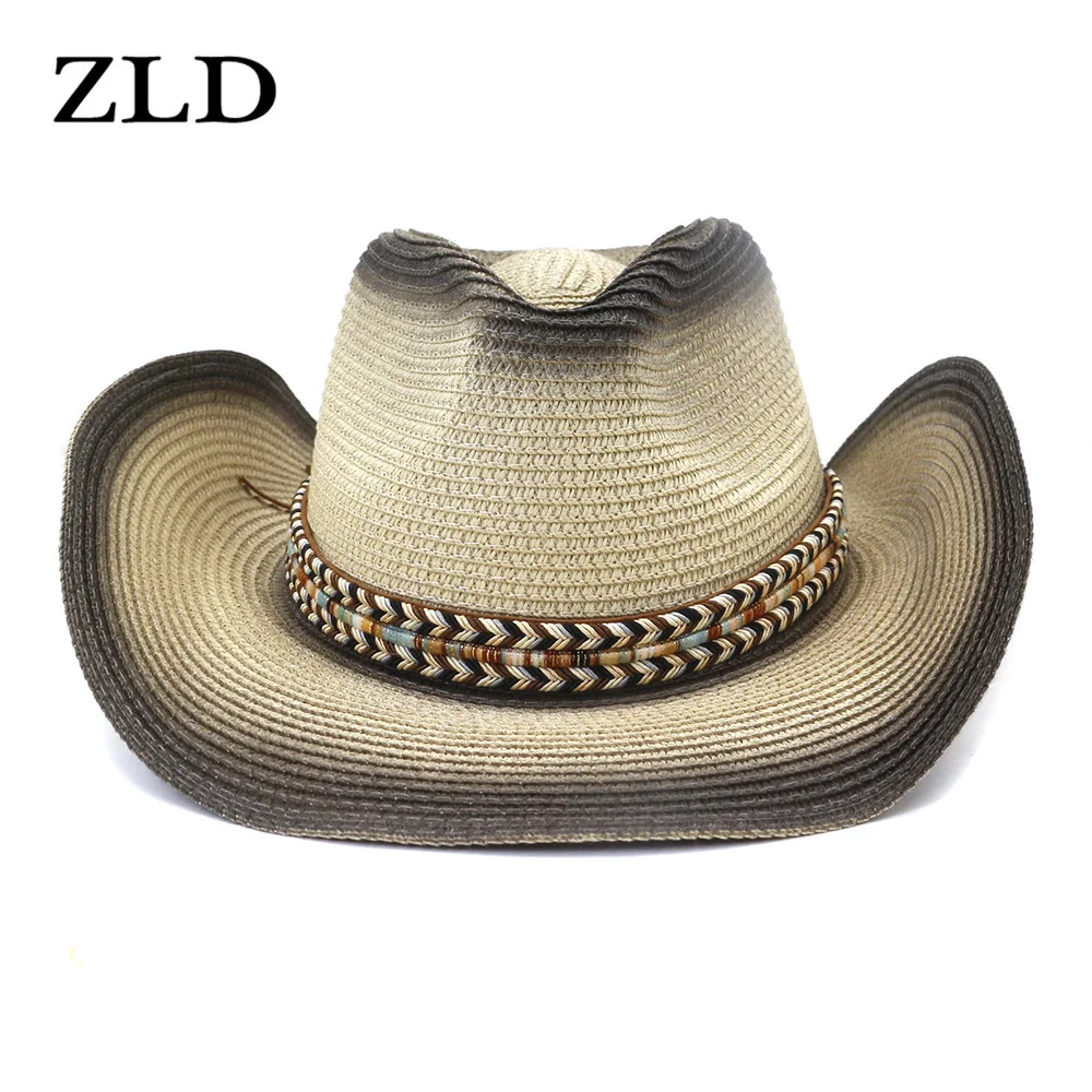 Men Panama Straw Hat Sun Hat 