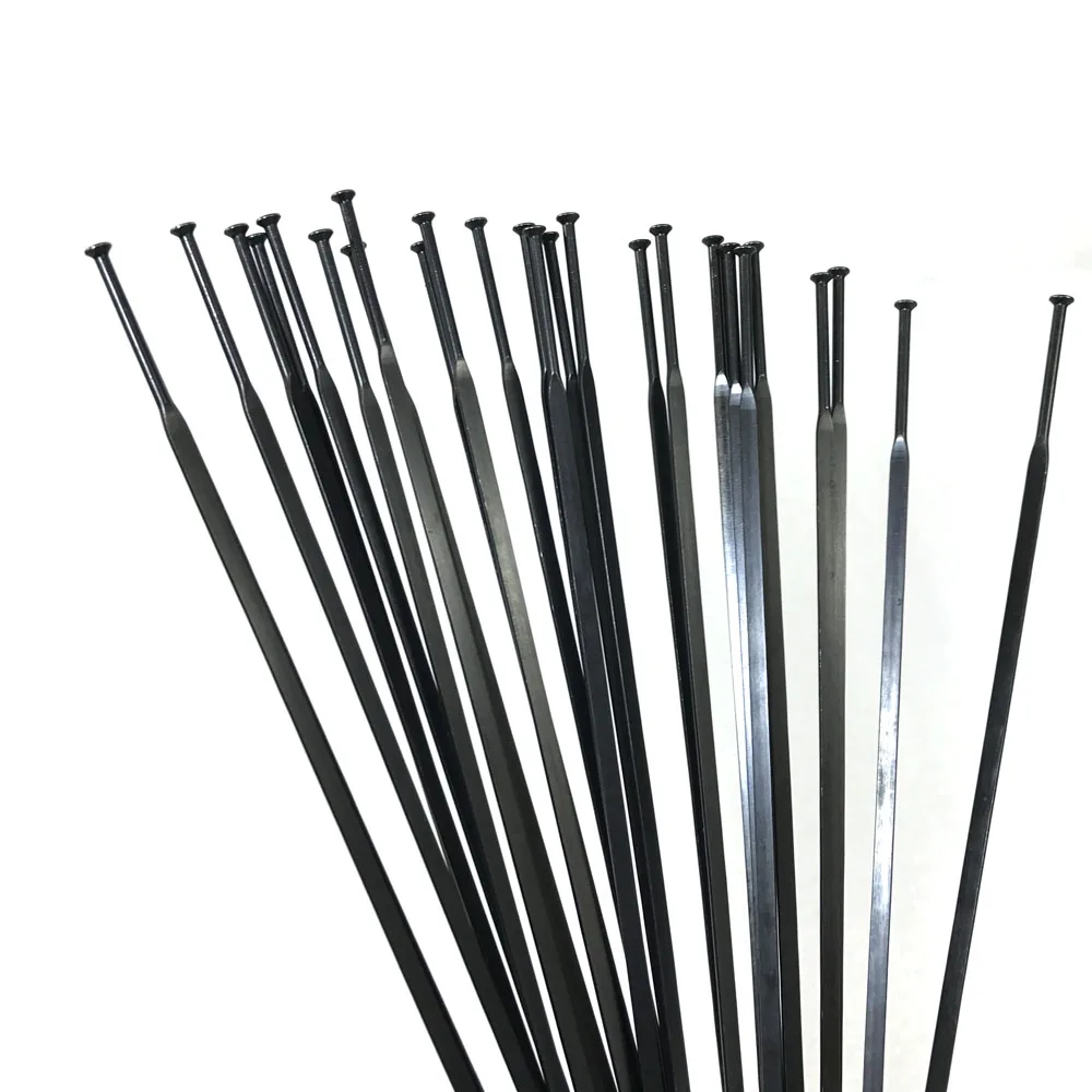 Cheap Pillar PSR Aero 1423 Black Bladed Straight Pull Spokes 6.5g/pc (260mm) J-bend J type Rays with Free Alloy Nipples