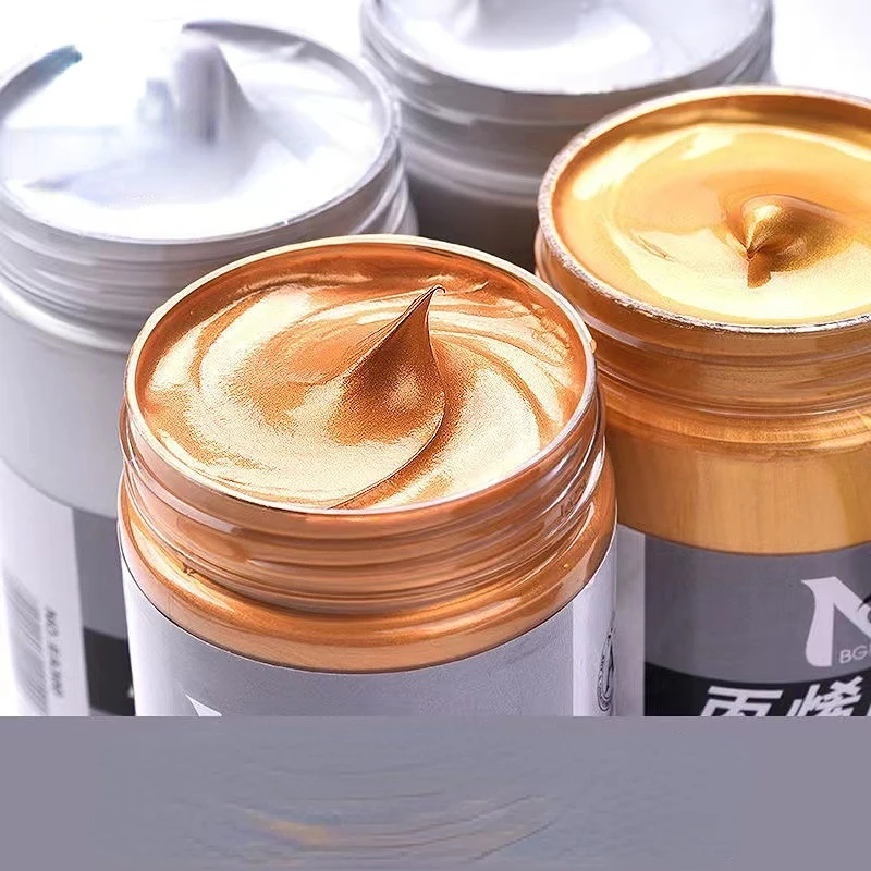 Gold Acrylic Paint for Wall Painting and Restoration