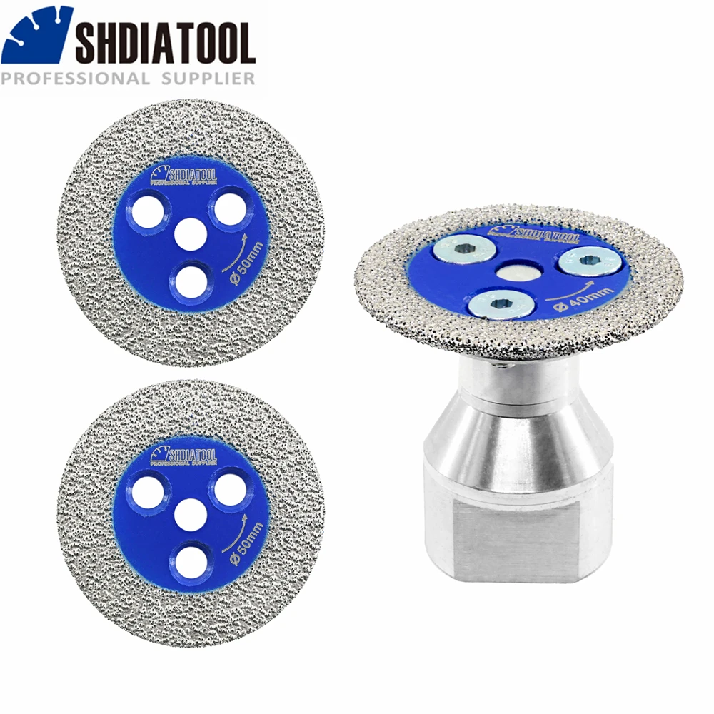 Kit De Discos De Corte De Diamante Para Azulejos De Porcelana Turbo Norton Color Plateado