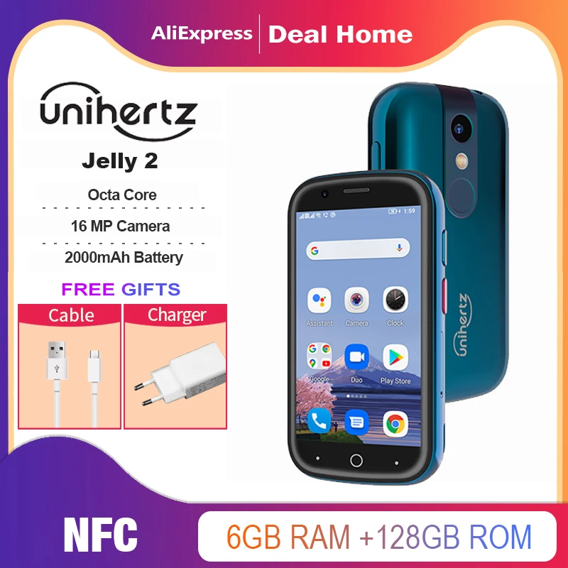 Unihertz Jelly2　未使用 Unihertz Jelly 2 - 3インチ小型FeliCaスマホ (日本)