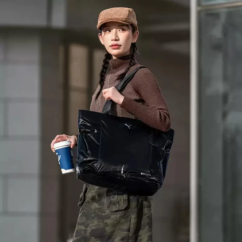 PUMA 여성용 스포츠 토트백 - 여름 신상품, 대용량, 싱글 숄더백, 스포츠백, 캐주얼백 091291-01