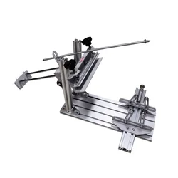 Manual Cylinder Silk Screen Printing Press Machine for Pen / Cup / Mug / Bottle with 10in Squeegee DIY Print Machine Wholesale