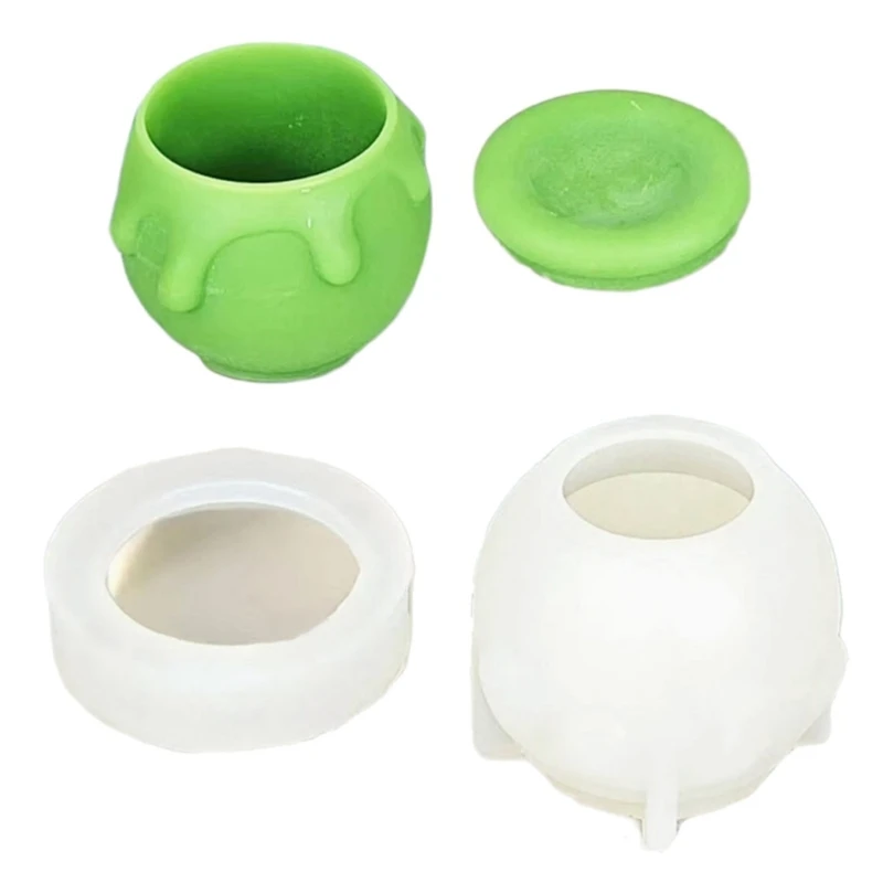 

Y1UB Convenient Silicone Jar Mold Practical Storage Jar Crafting Resin Moulds