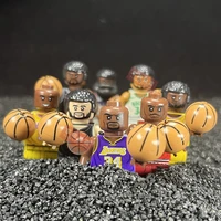 NEW MOC Basketball Star James Curry DIY Mini Figure Model Blocks Toys For Boys Hobbies Building Bricks Friends Brinquedos Gifts 1