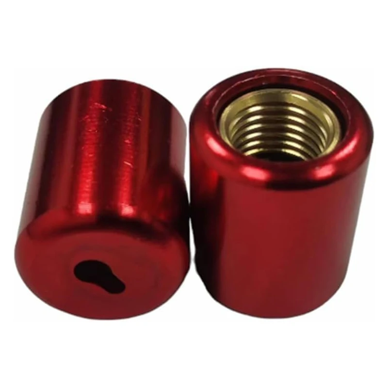 1/4Inch Tamper HVAC Caps,Male Flare Locking Cap,Safe Guard Your AC Systems From Lost Or Accidental Miss-Use,2Pack 3