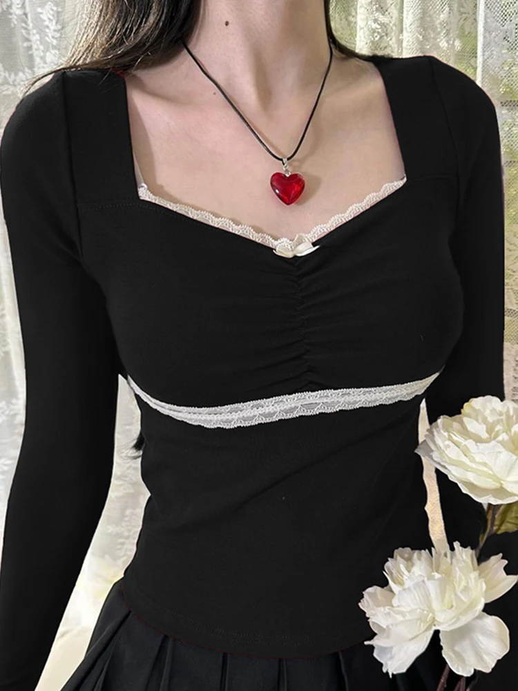 Cuello Gótico De Encaje Para Mujer Con Lazo Y Cinta En Rojo - Tienda Gótica