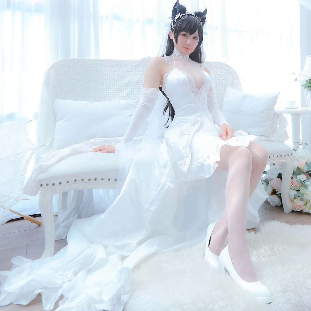 

Game Azur Lane IJN Atago Cosplay Wedding Dress IJN Atago Cosplay Costume Azur Lane Costume for Women