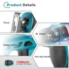 18V Brushless Reciprocating Saw Electric Saw Wood Metal PVC Pipe Materials Cutting With 4 PCS Saw Blades For Makita 18V Battery 4