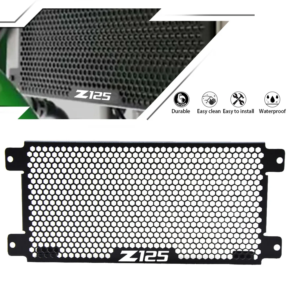 EJ.life Protection De Calandre De Radiateur Accessoires De Moto En Acier Inoxydable Radiateur