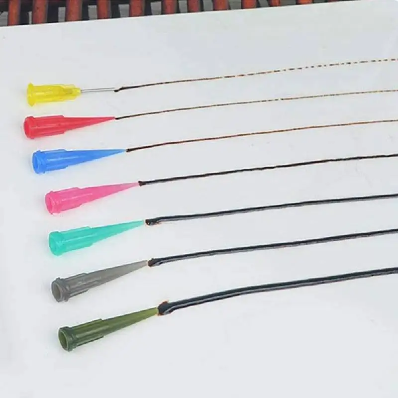5pcs 50CC Art Bottle Plastic Needle Tip Applicator Condiment Sauce Dispenser Glue Squeeze Bottle for Liquid Oil Craft Painting