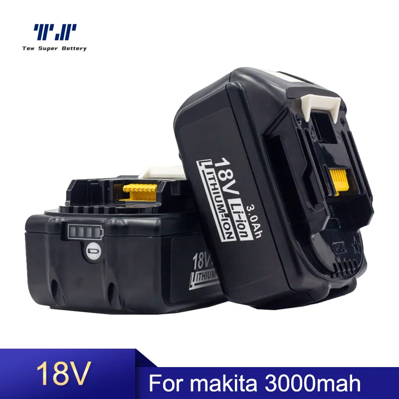 

TS Latest Upgraded Lithium-ion Replacement for Makita 18V 3ah Battery BL1850 BL1830 BL1860 Cordless battery +charger