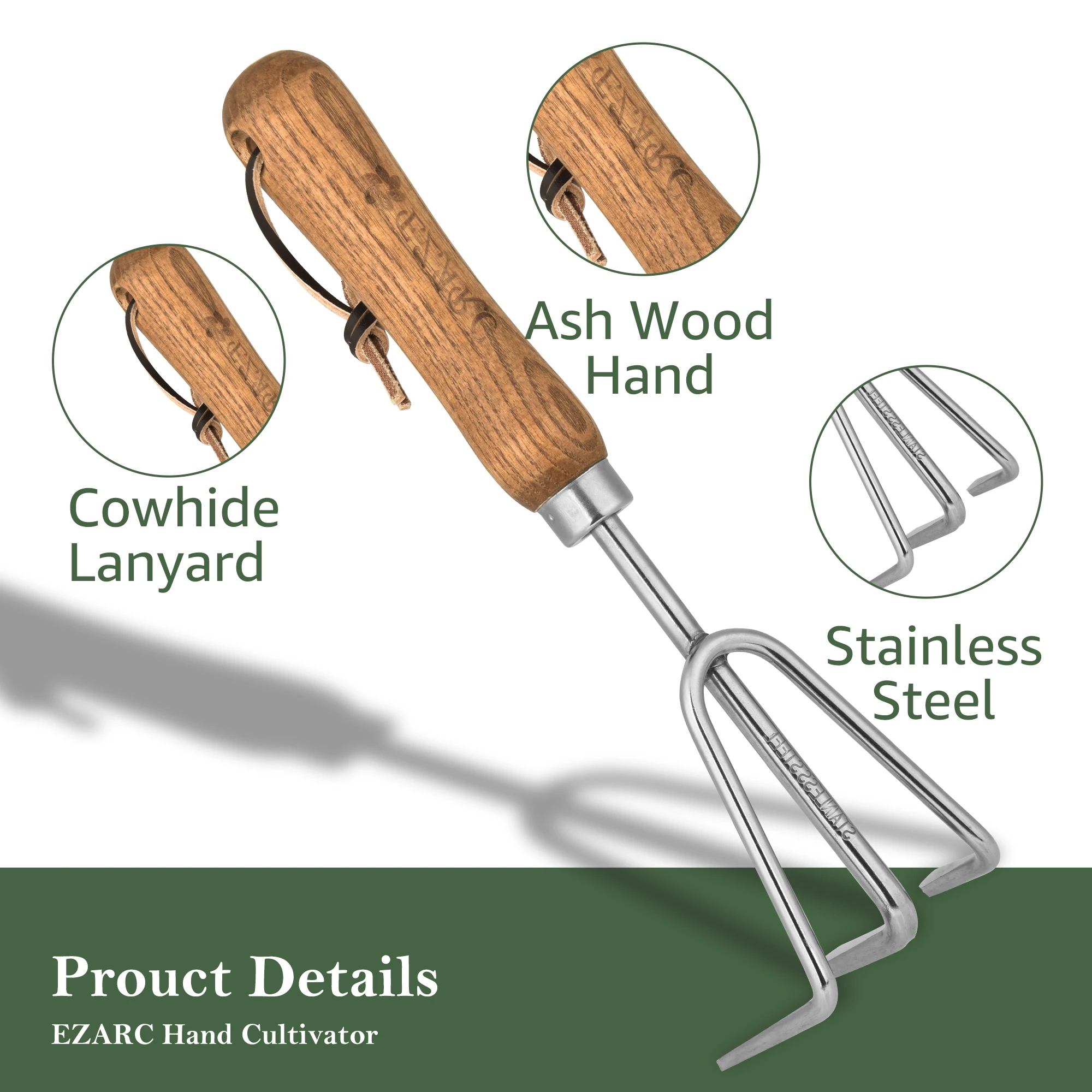 Low prices storewide Hand Cultivator Handheld Stainless Steel Rake 24