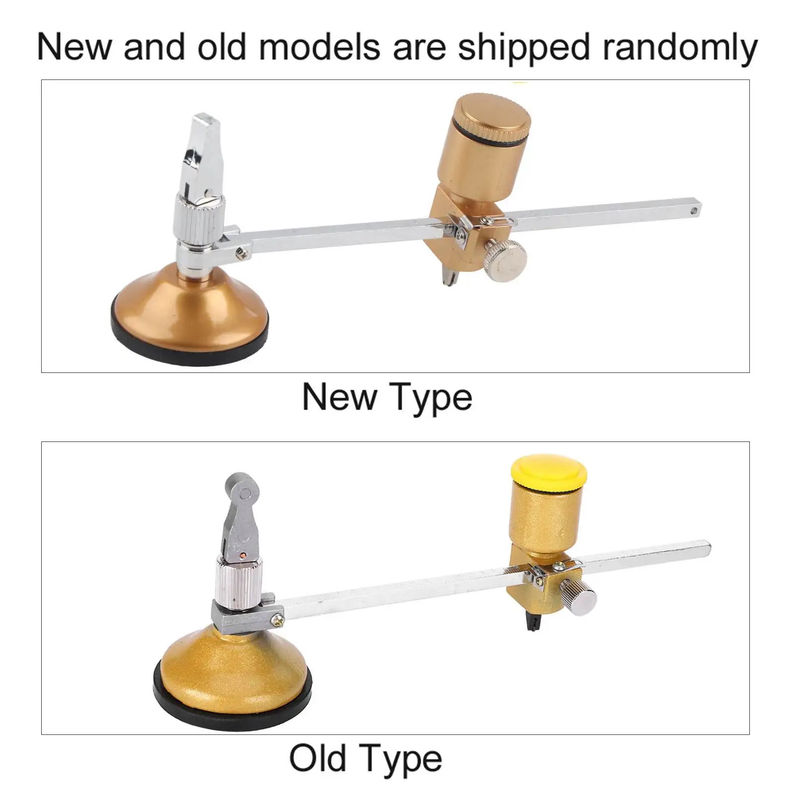 Professional Glass Cutter Round Cutting Tool With Round Handle And Suction Cup Adjustment Compass Type Glass Circular Cutter 5