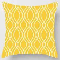 High-end fabric 45* 45cm pillow case home decoration cushion cover Geometric style home living room sofa pillow case Polyester p 5