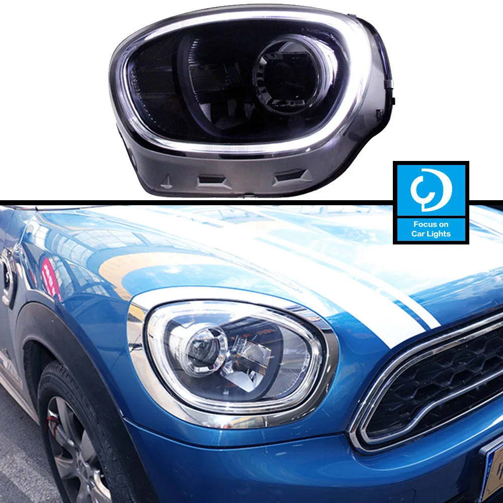 

Car Front Headlight For MINI Countryman F60 LED 2017 - 2019 HeadLamp Styling Dynamic Turn Signal Lens Automotive Accessories