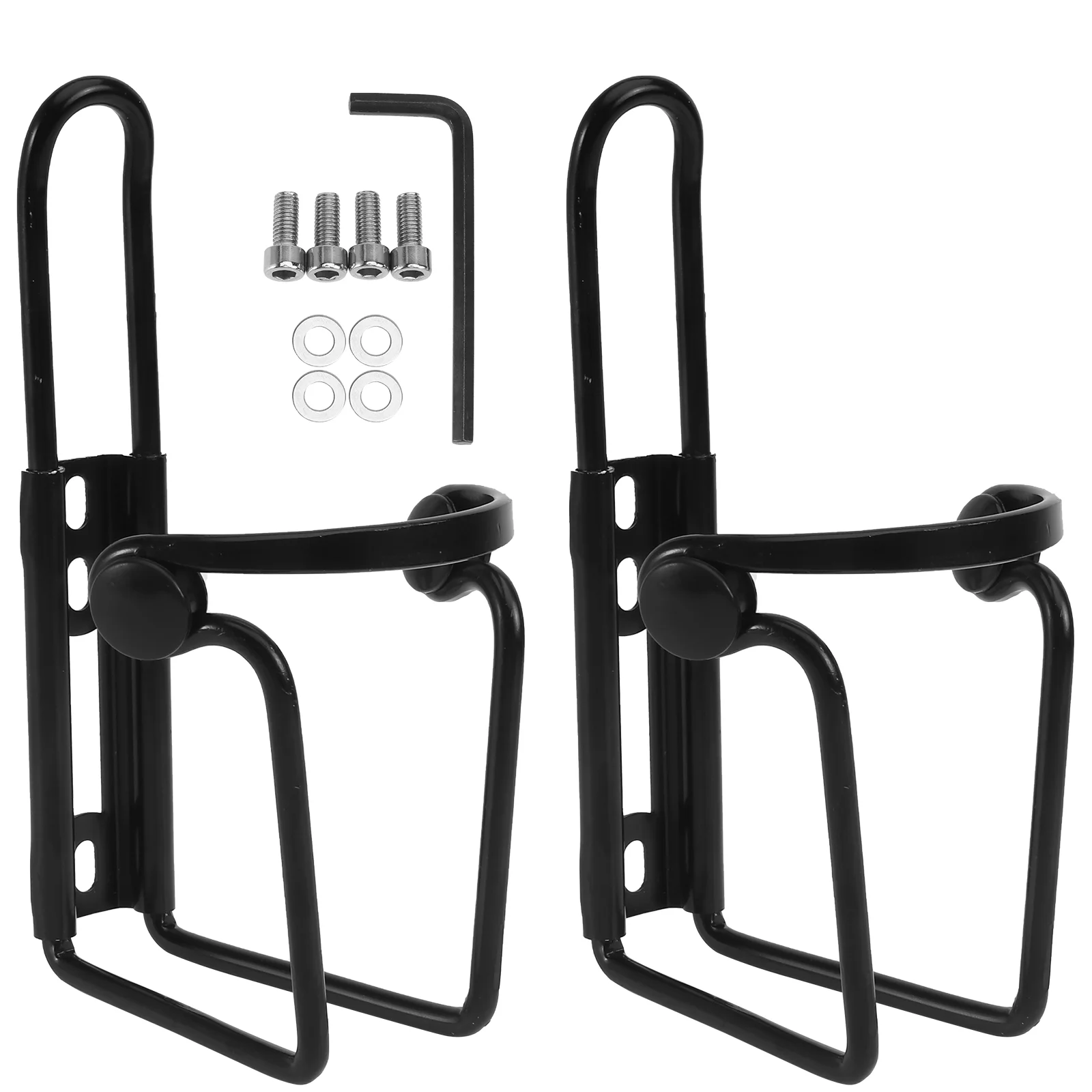 

2pcs Bike Water Bottle Holder Aluminum Alloy Cup Mount Bracket Mountain Road Cycling Accessories