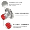 30set/18set Automatic Moving Machine Blade Anti-rust Lawn Mower Blade Stainless Steel Titanium Plating for Bosch Indego Lanmower 4