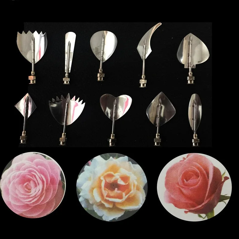 Different Style Pudding Flower Cake Decorating Mold Needle Tools Fashion Gelatin Art 10Pcs/Set 3D Kitchen DIY Jelly | Дом и сад