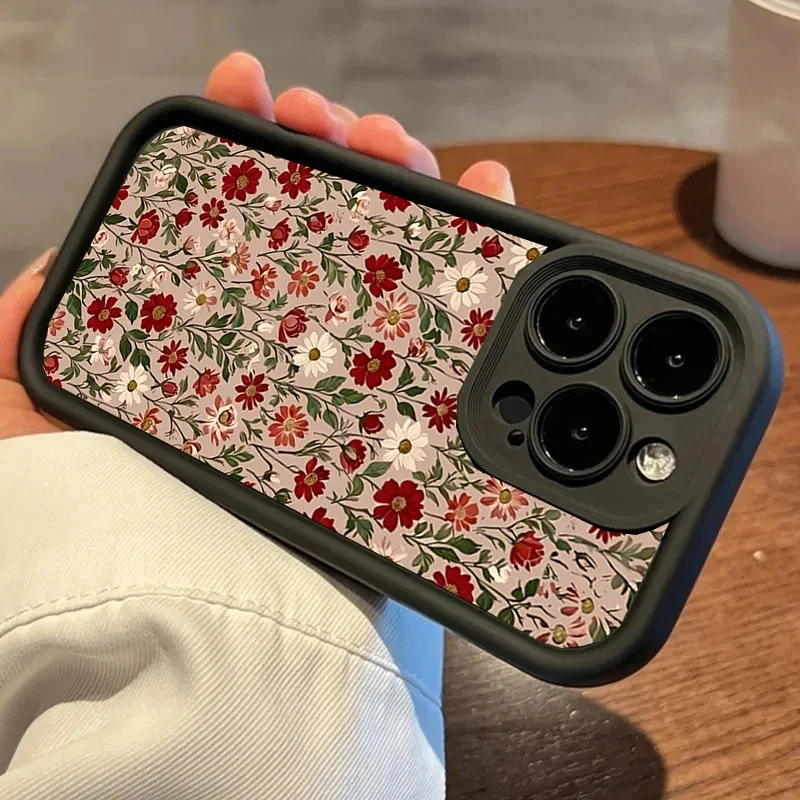 Daisy Flower Floral Phone Case - Stylish Protective INS Casing