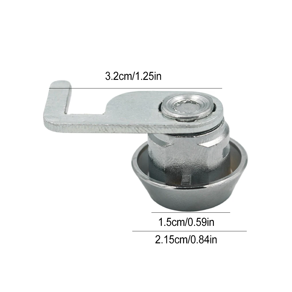 Rust-Resistant Mini Cam Lock Quick Clip for Cash Box Metal Cabinet Airbox cabinet door lock