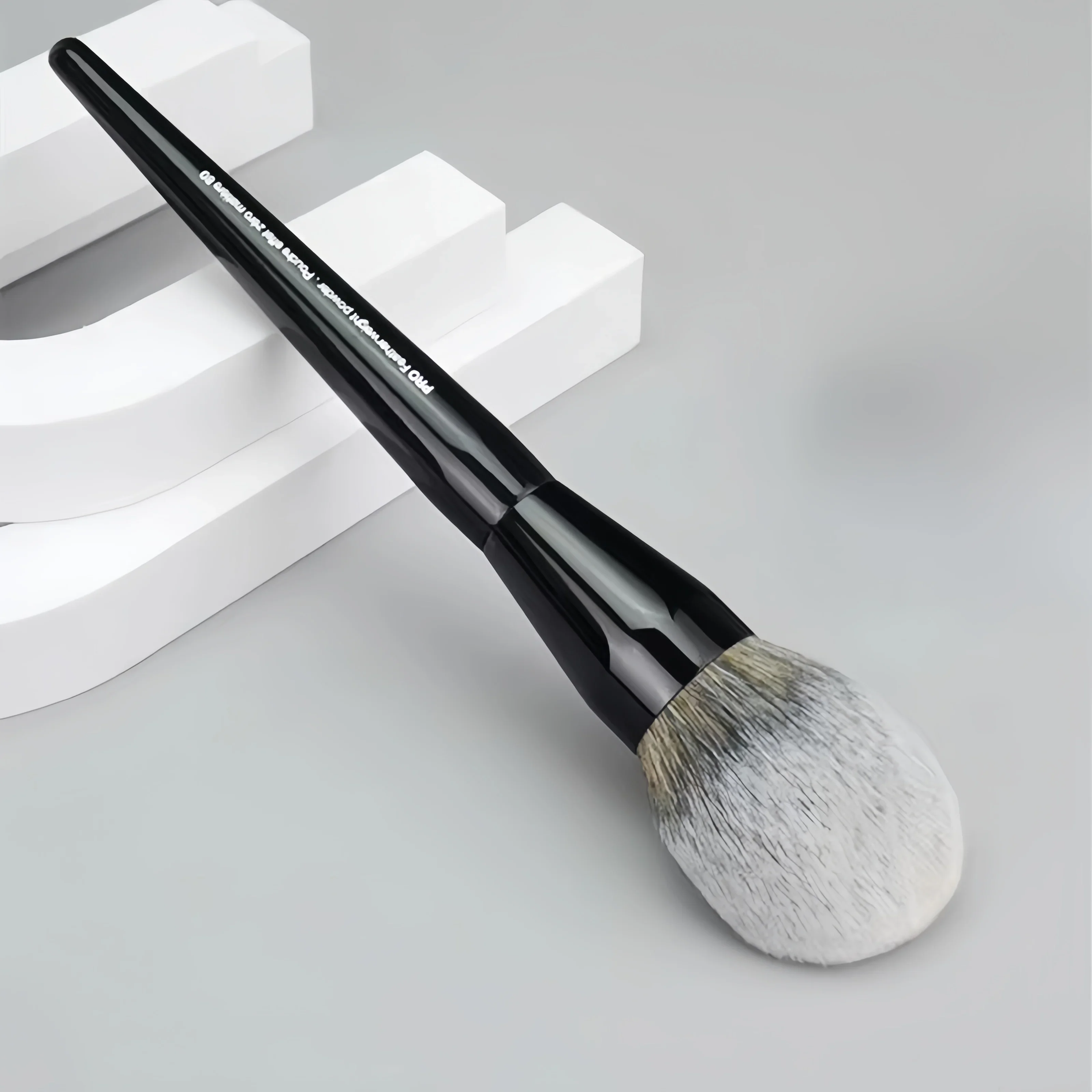Professional Bronzer Brush 80 Black Extra Large Round Domed Powder Makeup Brush Soft Synthetic Hair 2