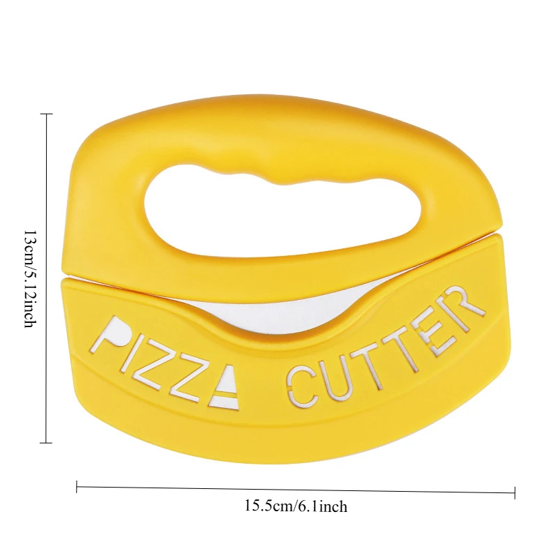 Stainless Steel Semi-Circle Pizza Cutter 5