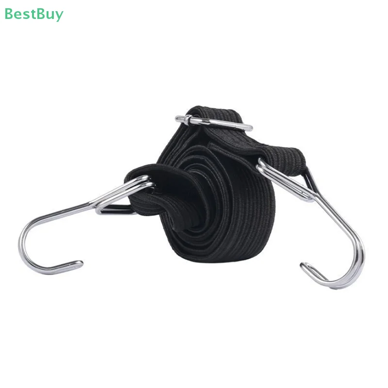 Motorcycle Luggage Rope Mountain Bike Elastic Straps Cord Hooks Strong Elasticity Convenient To Carry Outdoor Tensioning Belts