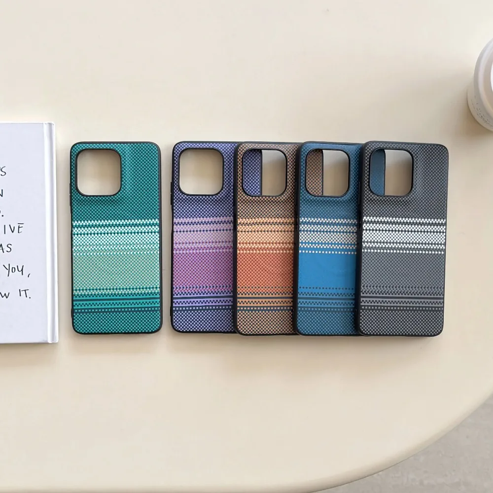 Slim Carbon Fibre Sunset Magnetic Shockproof Case