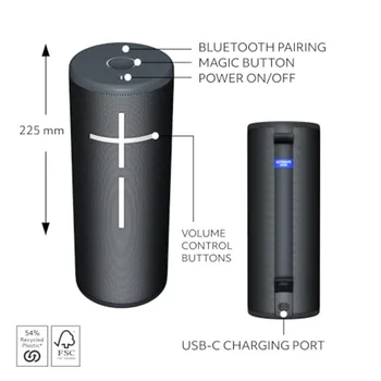 MEGABOOM 4 Portable Waterproof tooth Speaker with Immersive 360-Degree Sound and Balanced Bass, Floating Speaker with 20-Hour B 6