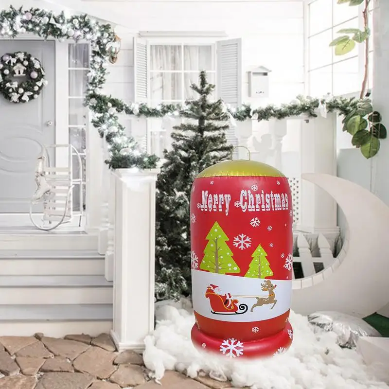

Christmas Inflatables Outdoor Decorations 15inch Blow Up Merry Christmas Inflatable Post Festive Blow Up Christmas Yard Decor