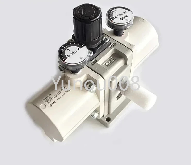 

VBA11A-02GN VBA10A-02, регулятор пневматического усилителя 1/4 для промышленного резервуара, аксессуары с манометром