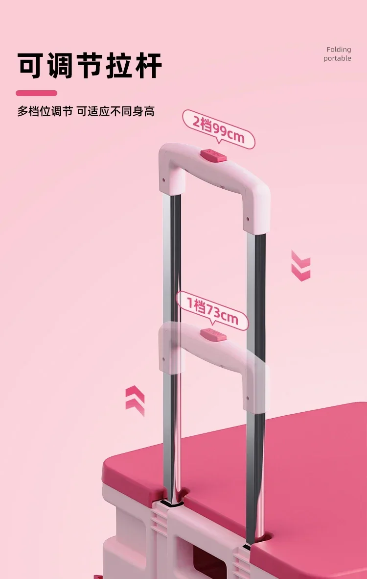 Foldable Wagon Cart For Outdoor Use - Multi-Functional Portable Ideal For Beach Shopping And Camping Trolley 21 Foldable Wagon Cart For Outdoor Use - Multi-Functional Portable Ideal For Beach Shopping And Camping Trolley