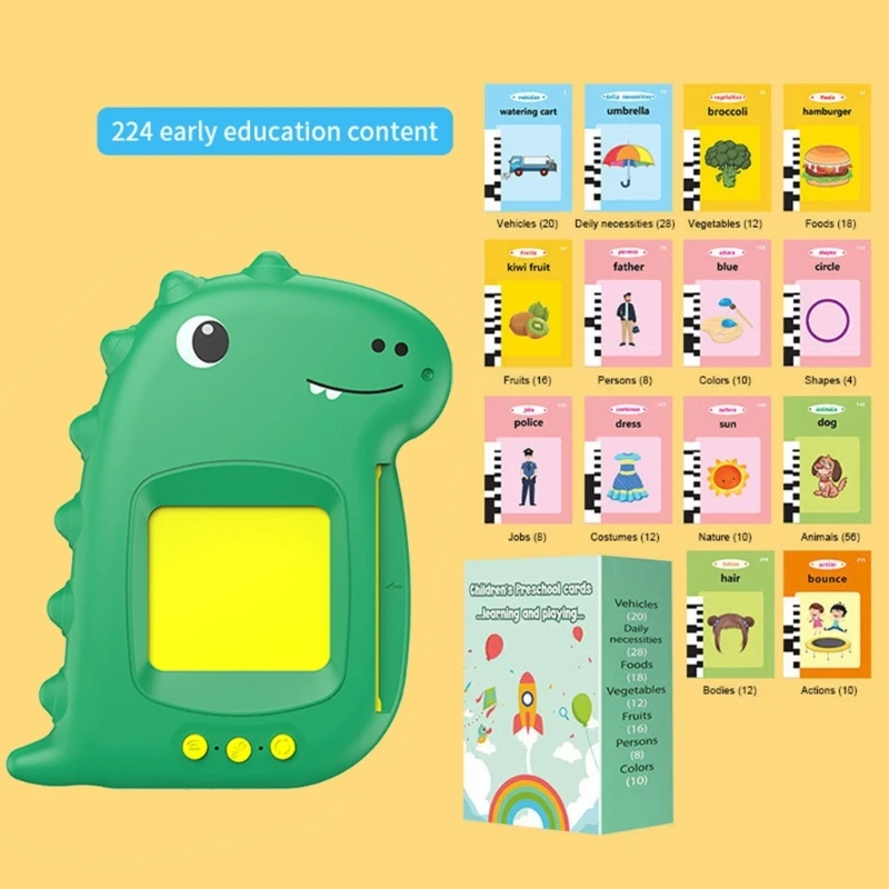 Preschool Reading Machine Speaker with Interactive Cards, Learning Device 5
