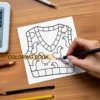 BOLD & EASY CUTE STUFF Coloring Book for Adults Cartoon Designs Fashion Style Simple Stress Relief Graffiti Painting Drawing 6