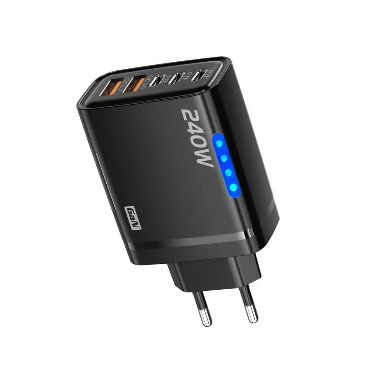ตัวเลือกสินค้า อะแดปเตอร์ชาร์จ GaN 5 in 1 ชาร์จเร็ว 240W สำหรับ iPhone แล็ปท็อป Samsung