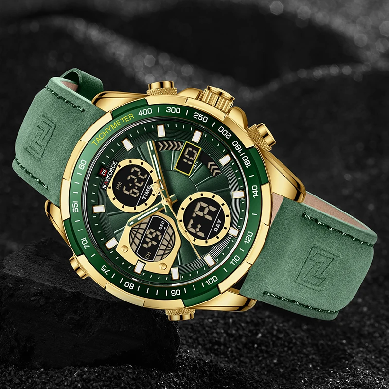 NAVIFORCE Fashion orologi milari per uomo orologio cronografo
