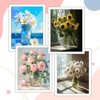 Floral Paint By Numbers 1