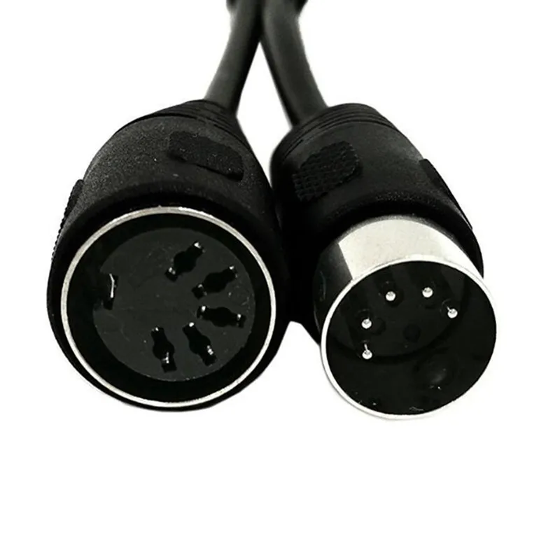 MIDIExtensionCableMIDI5PinDINMaletoFemaleAudioMIDIATAdapter