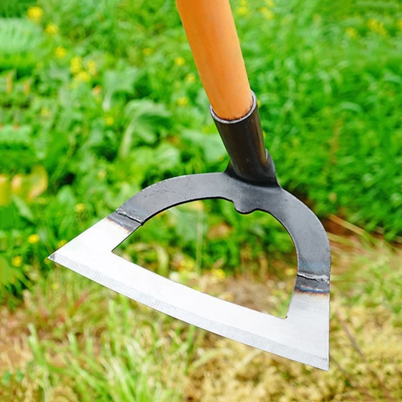 Aço endurecido oco Handheld Weeding Rake, Plantando Vegetal Soltando Solo, Ferramenta de agricultura, Ferramentas de jardim agrícola